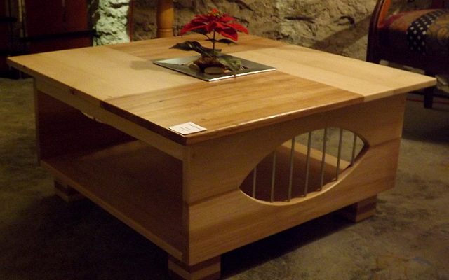 mobilier bois métal table basse