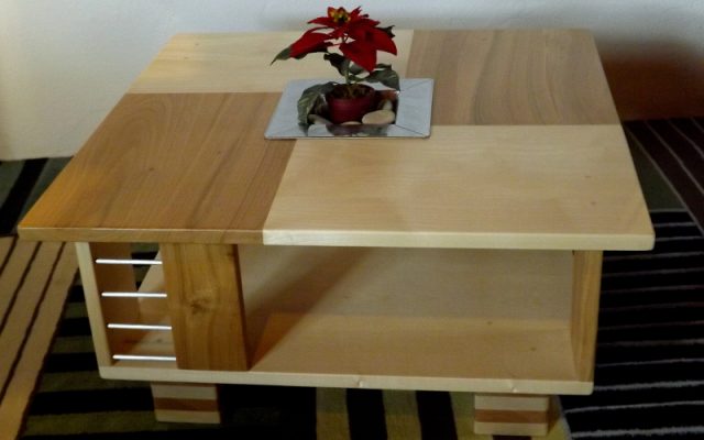 mobilier bois métal table basse 